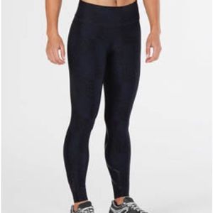 WOMEN'S 2XU MID-RISE PRINT COMPRESSION TIGHTS